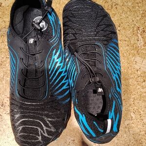 Unisex Black and Blue Lorax Pro Ultra-Light Hiking Barefoot Shoes